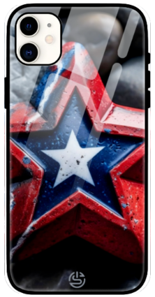 Captian America Glass Case