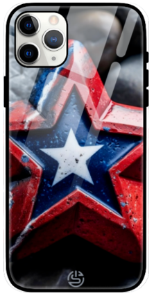 Captian America Glass Case