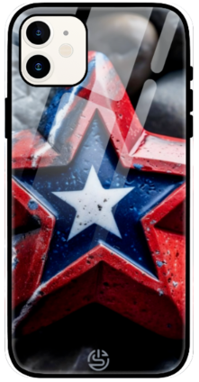 Captian America Glass Case