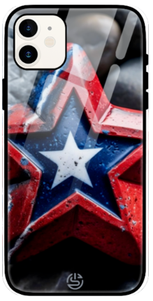Captian America Glass Case