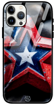 Captian America Glass Case