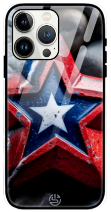 Captian America Glass Case