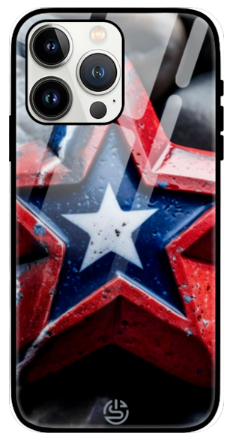 Captian America Glass Case