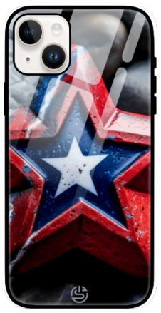 Captian America Glass Case