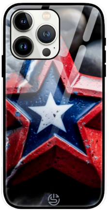 Captian America Glass Case