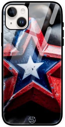 Captian America Glass Case