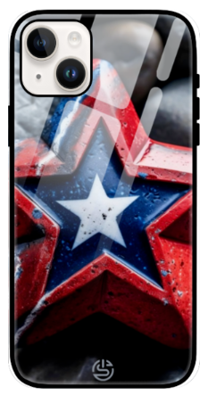 Captian America Glass Case