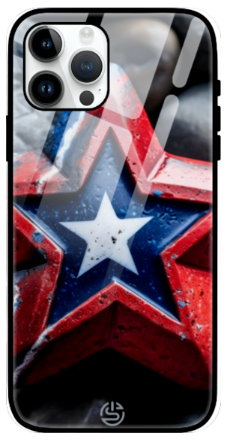 Captian America Glass Case