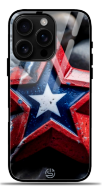 Captian America Glass Case