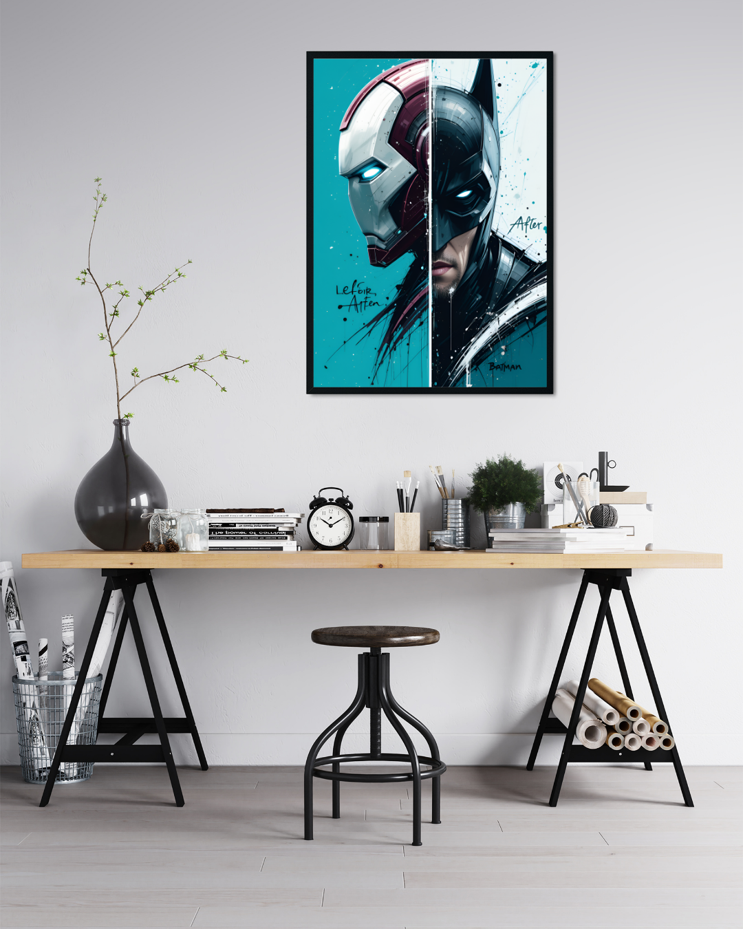 I Am Rich Metal Poster