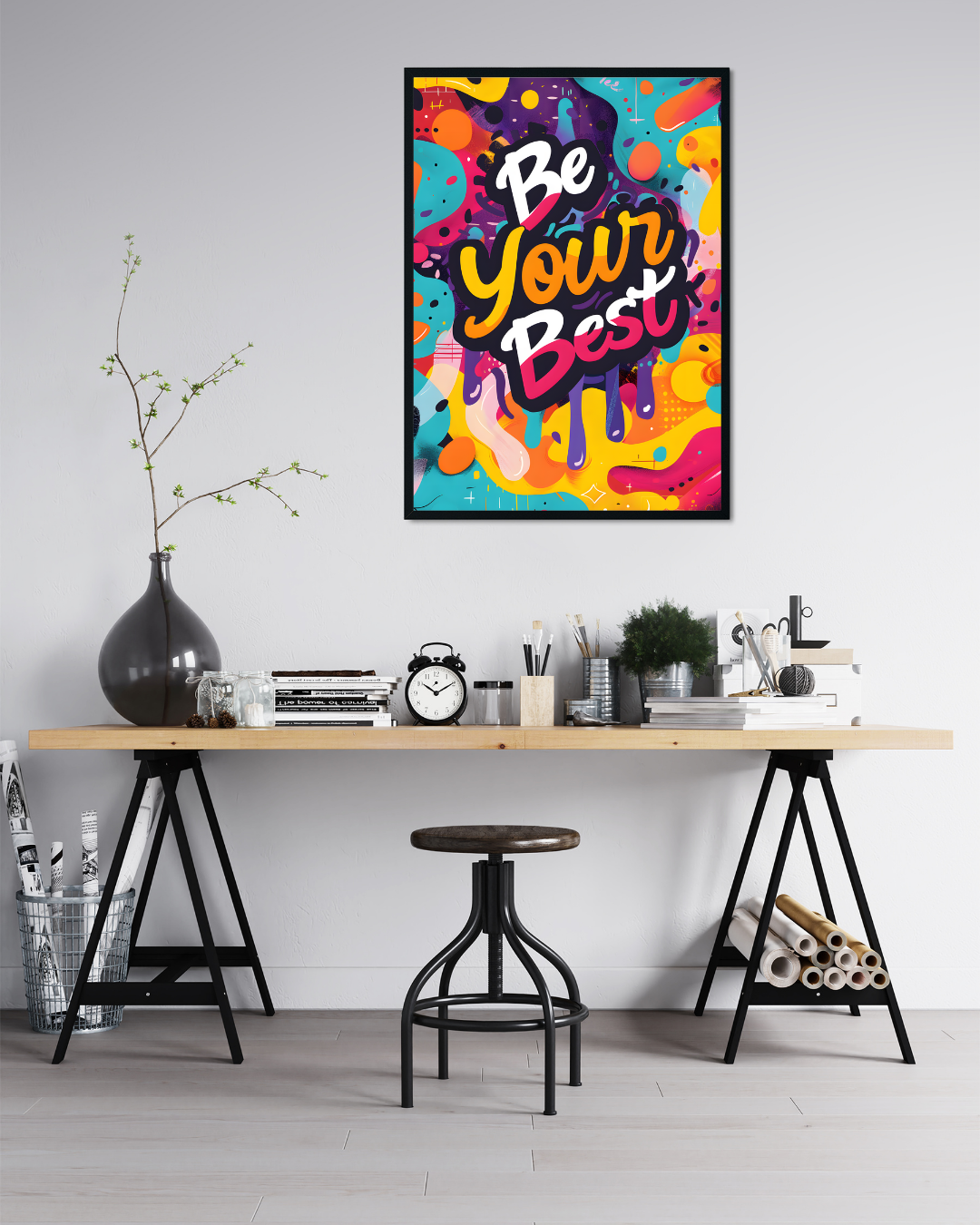 Be Your Best Metal Poster