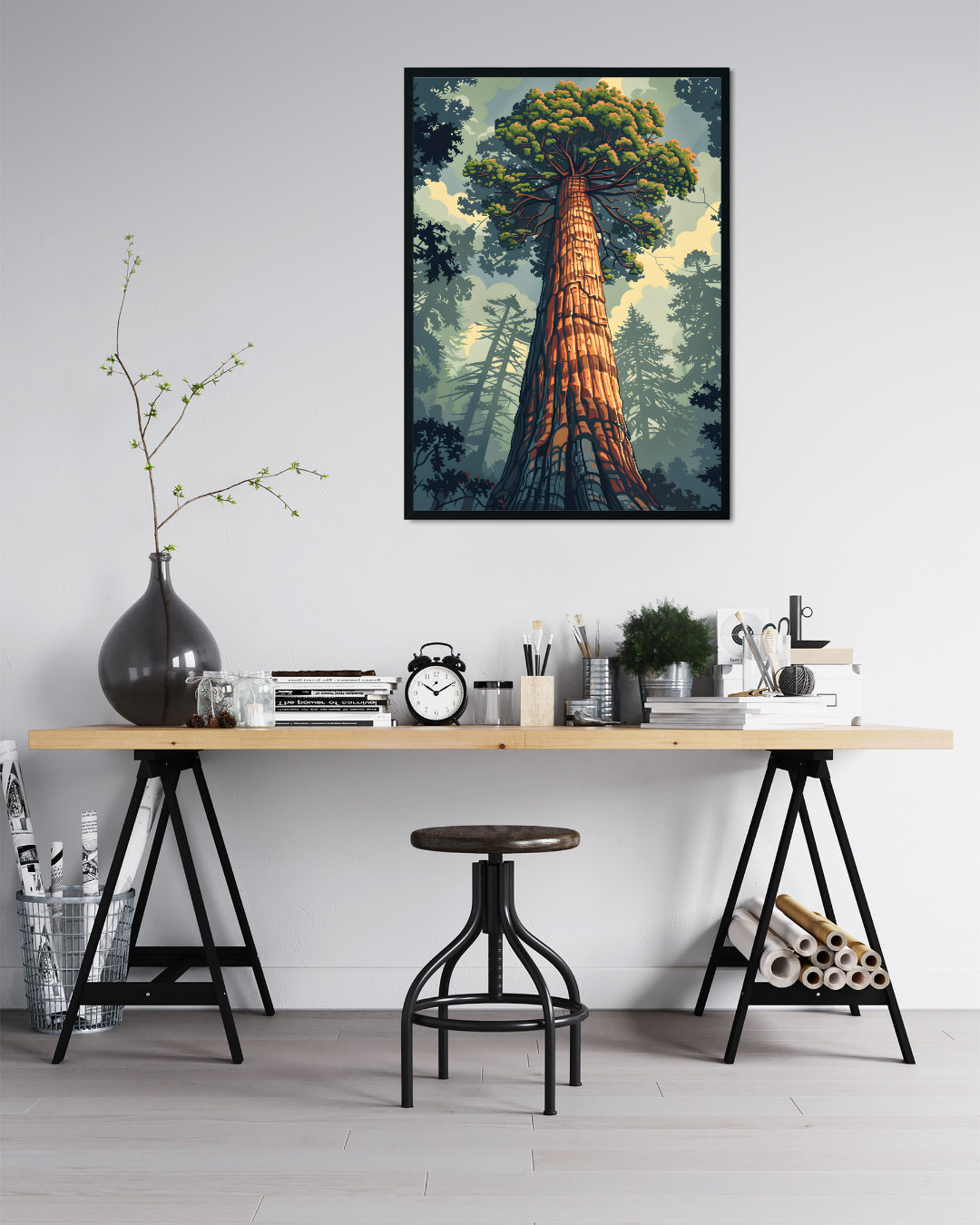Stand Tall Metal Poster