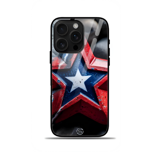 Captian America Glass Case