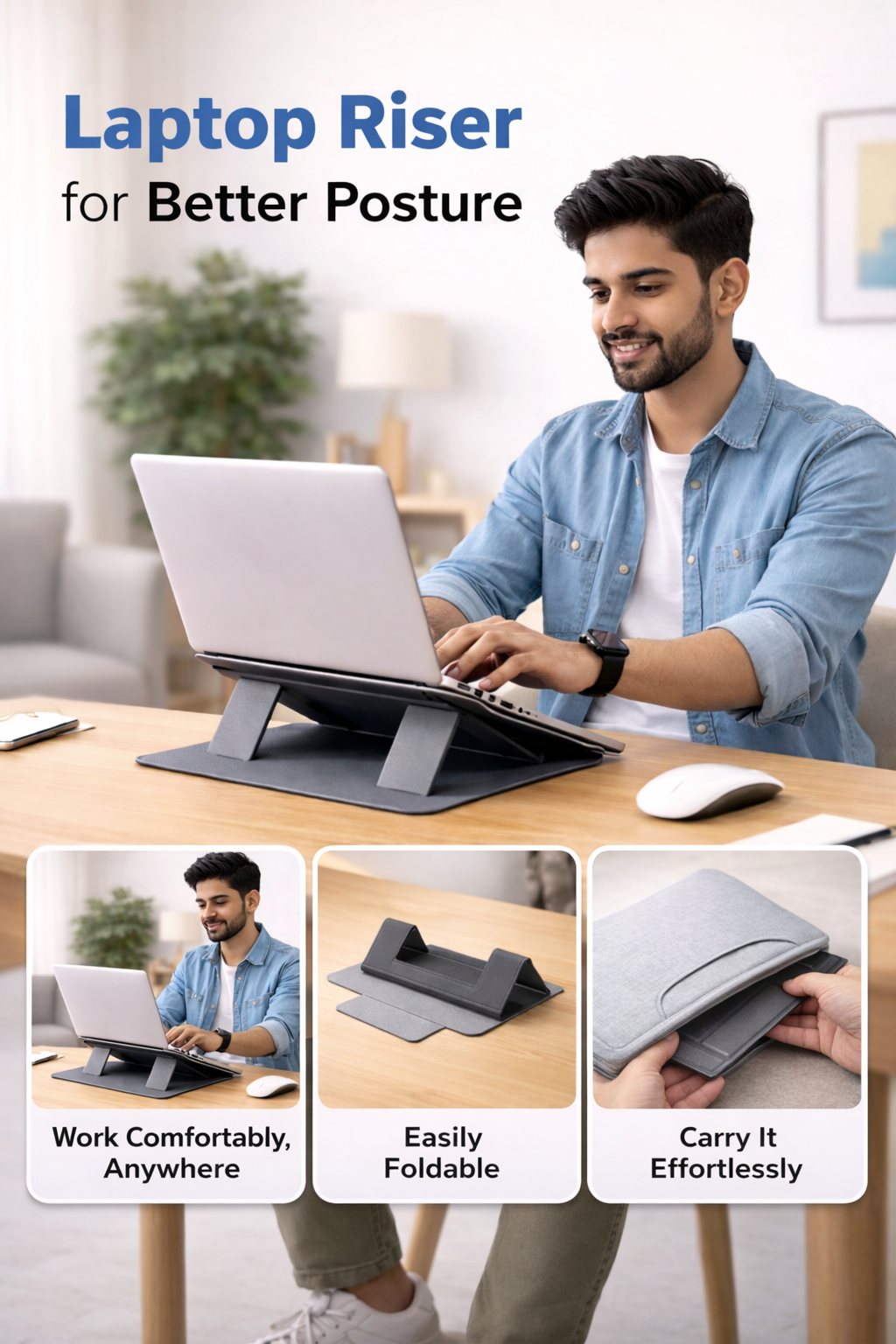 Ergo Rise Laptop Stand SimpleObjectz