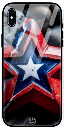 Captian America Glass Case