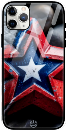 Captian America Glass Case