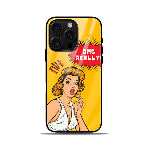 OMG IPhone Glass Case