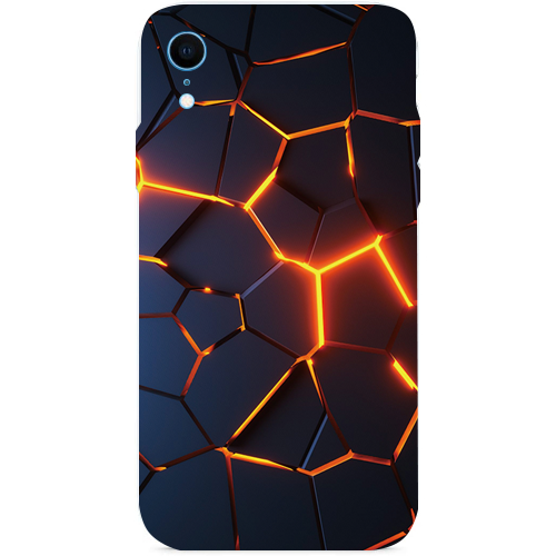 iPhone XR mobile phone Fire Heart Skins