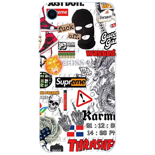 iPhone XR mobile phone supreme skins
