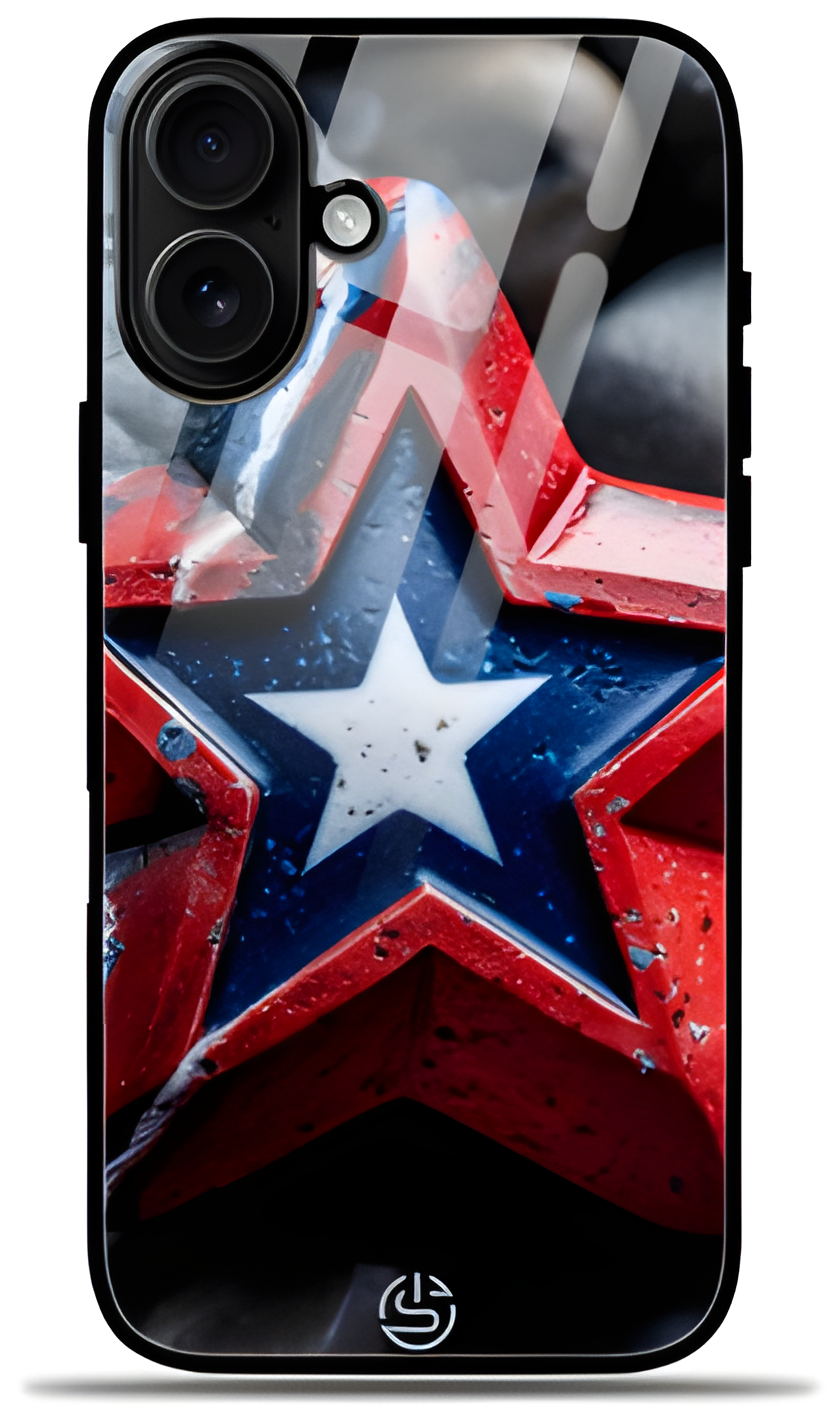 Captian America Glass Case