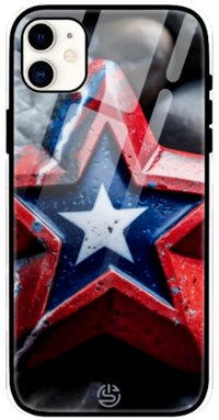 Captian America Glass Case