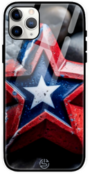Captian America Glass Case