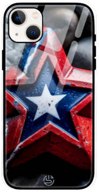 Captian America Glass Case