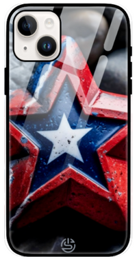Captian America Glass Case