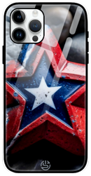 Captian America Glass Case