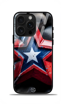 Captian America Glass Case