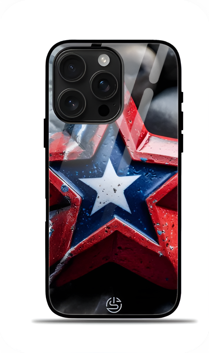 Captian America Glass Case