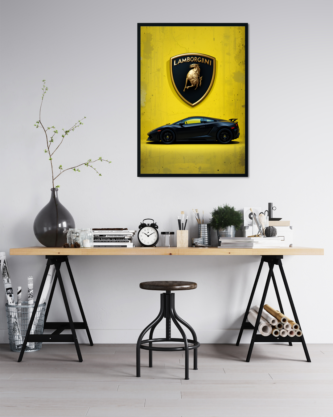 Lamborgini Metal Poster