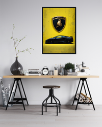 Lamborgini Metal Poster