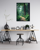 Walk the Path Metal Poster