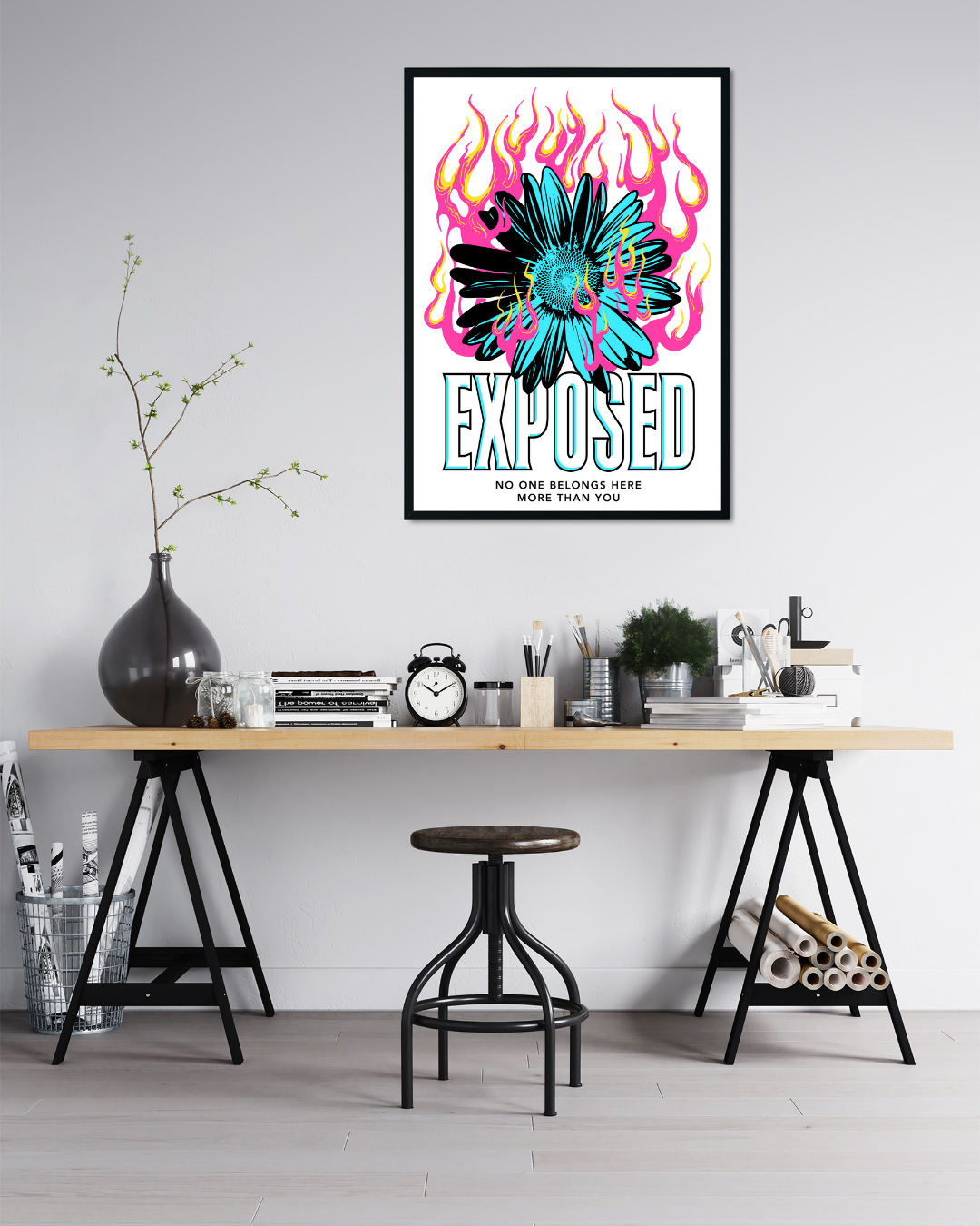 Exposed Metal Poster
