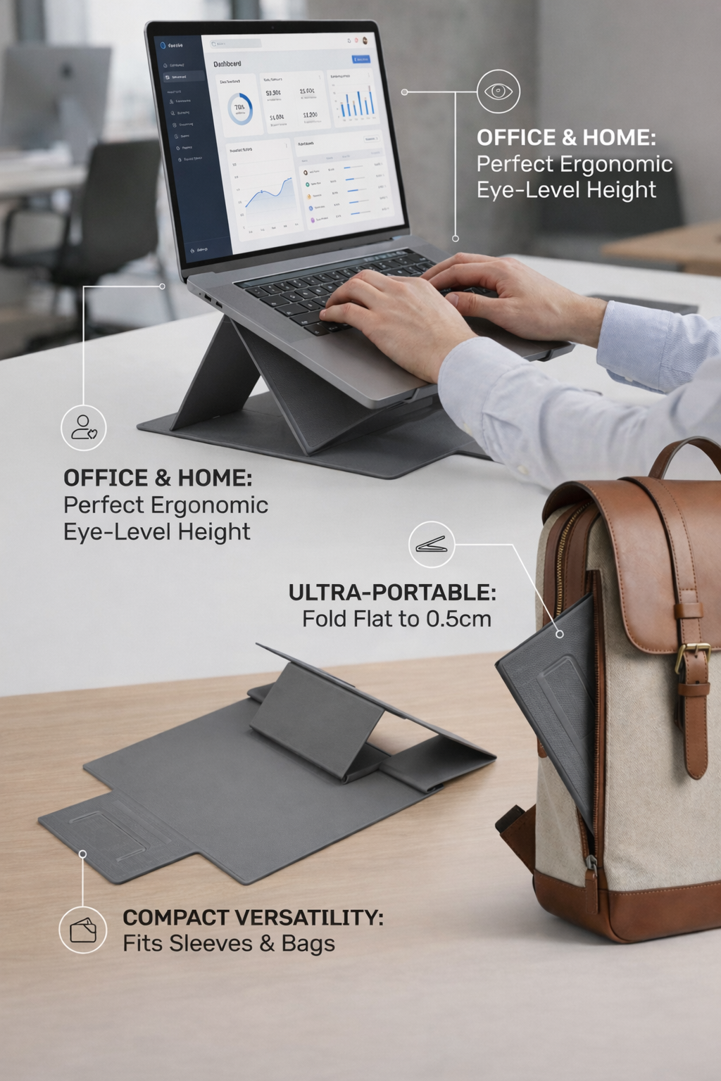 Ergo Rise Laptop Stand SimpleObjectz