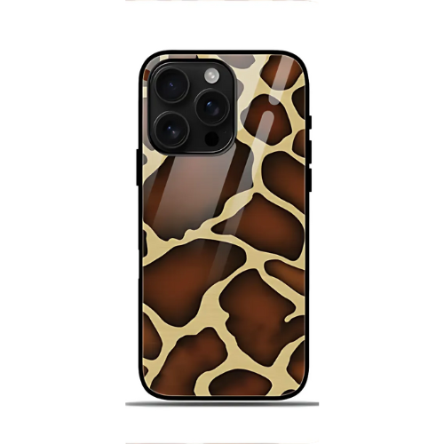 Giraffe Pattern IPhone Glass Case
