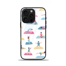 Healthy Yoga IPhone Glass Case