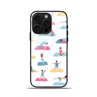Healthy Yoga IPhone Glass Case