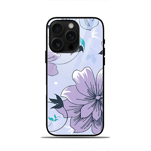Purple Orchid IPhone Glass Case