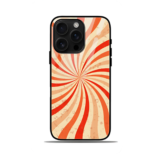 Retro Groovy IPhone Glass Case