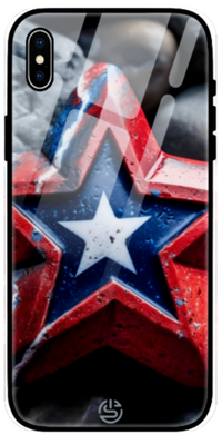 Captian America Glass Case