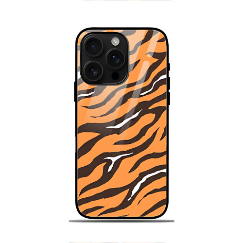 Tiger Pattern IPhone Glass Case