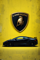 Lamborgini Metal Poster