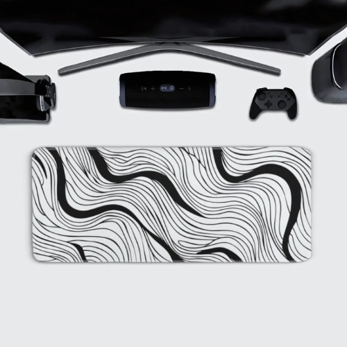 White Waves Gaming Pad