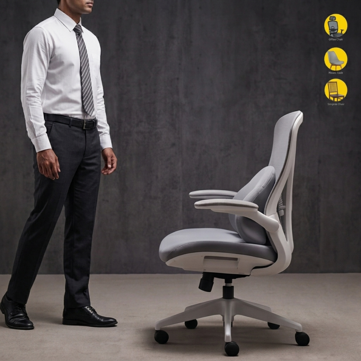 Worqfit SitWrap – Memory Foam Back & Lumbar Support Cushion