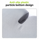 Gray textured bottom with anti-slip plastic grips