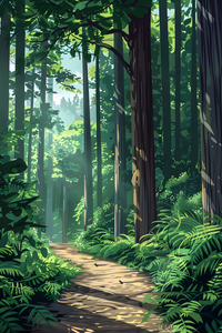 Walk the Path Metal Poster