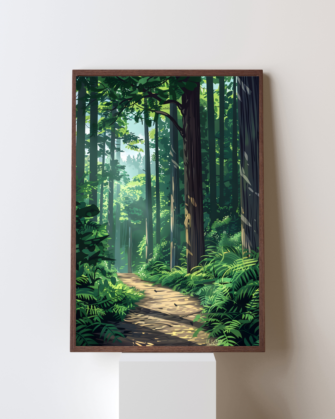Walk the Path Metal Poster