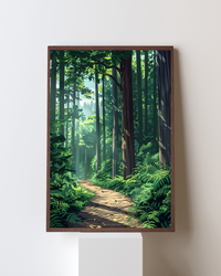 Walk the Path Metal Poster